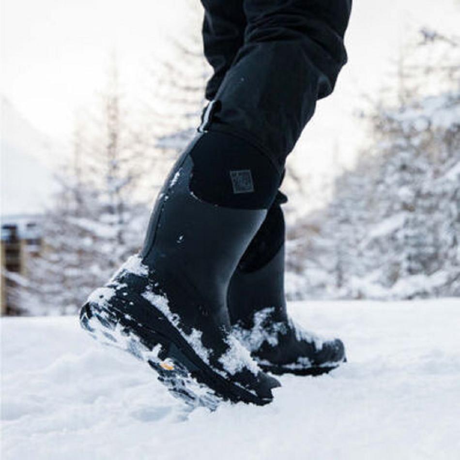 Black Muck Boot Arctic Ice Mid + Vibram Arctic Grip A.T. Men's Shop All | UK_R8216