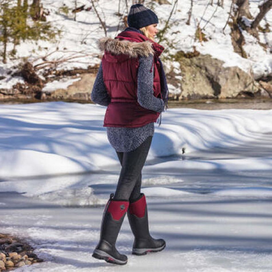 Black Muck Boot Arctic Ice Vibram Arctic Grip All-Terrain Women's Tall Boots | UK_CG5486