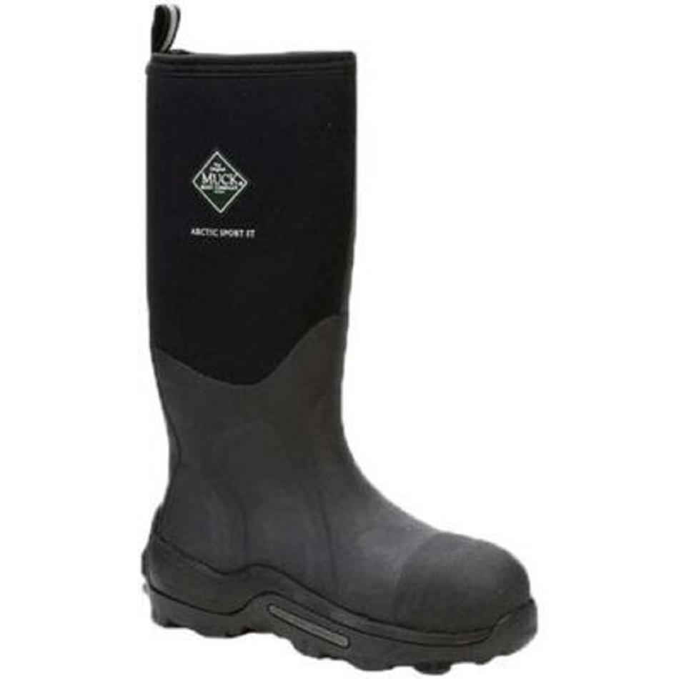 Black Muck Boot Arctic Sport Steel Toe Men\'s Tall Boots | UK_EG8324