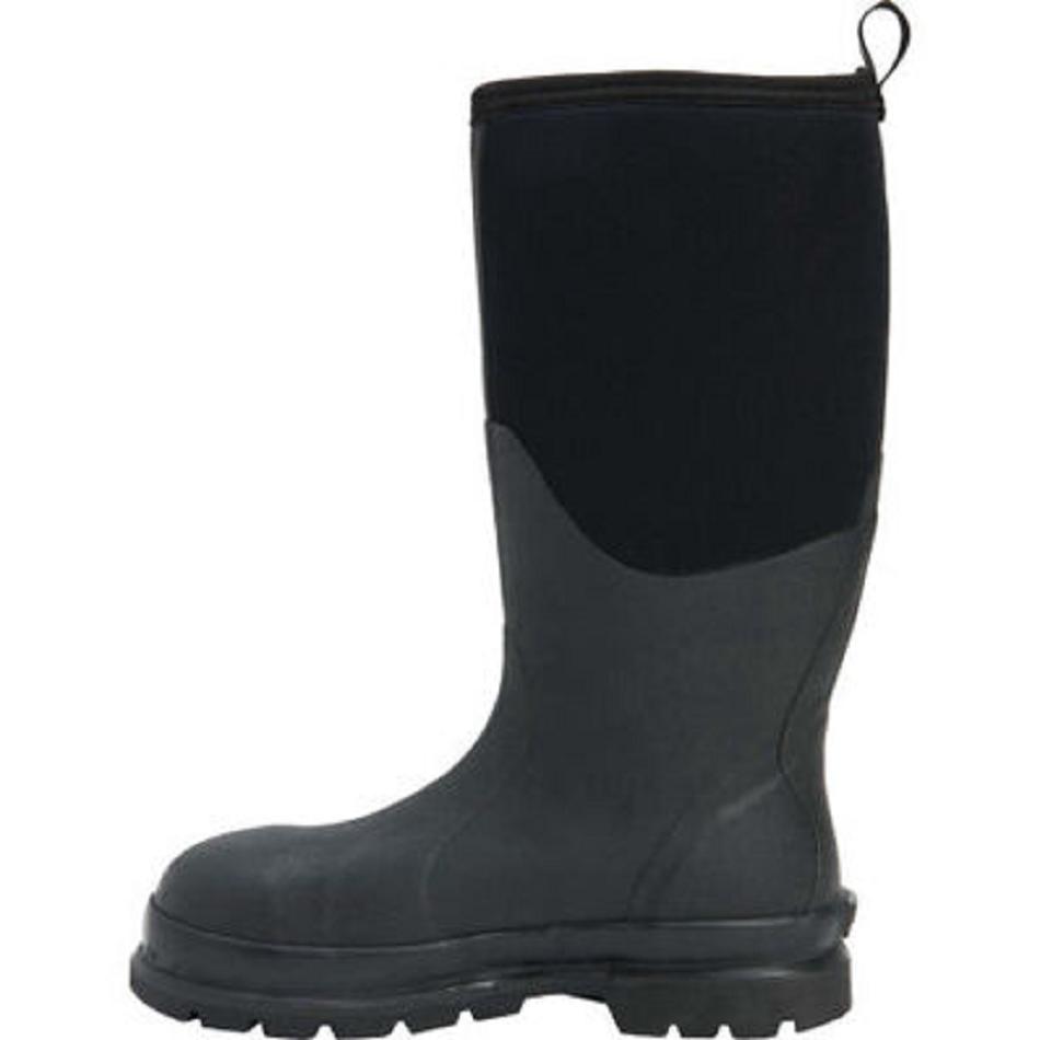 Black Muck Boot Chore Classic Tall Steel toe Men's AntiViral Protection | UK_YJ6660