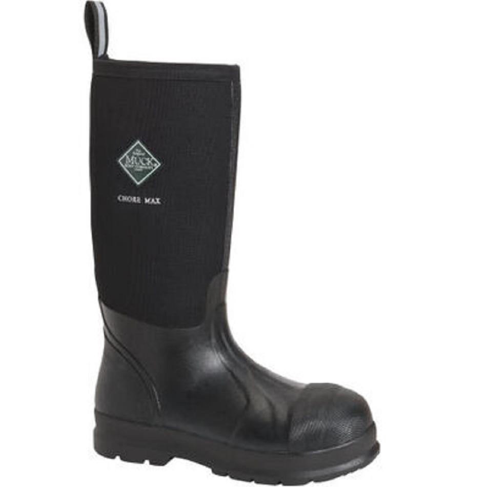 Black Muck Boot Composite Toe Chore Max Tall Men\'s Farm & Yard | UK_UV7396