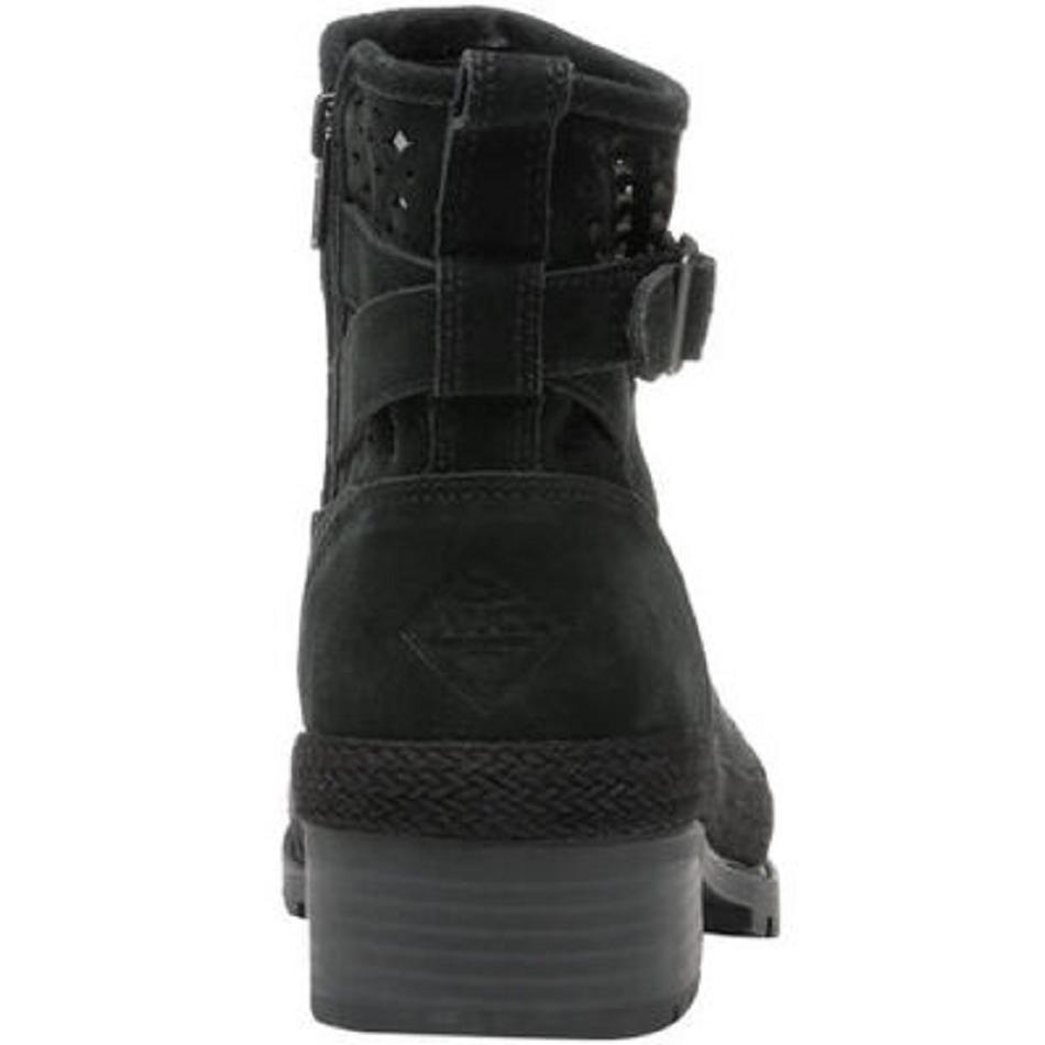 Black Muck Boot Liberty Ankle Waterproof Suede Women's Shop All | UK_QX7599