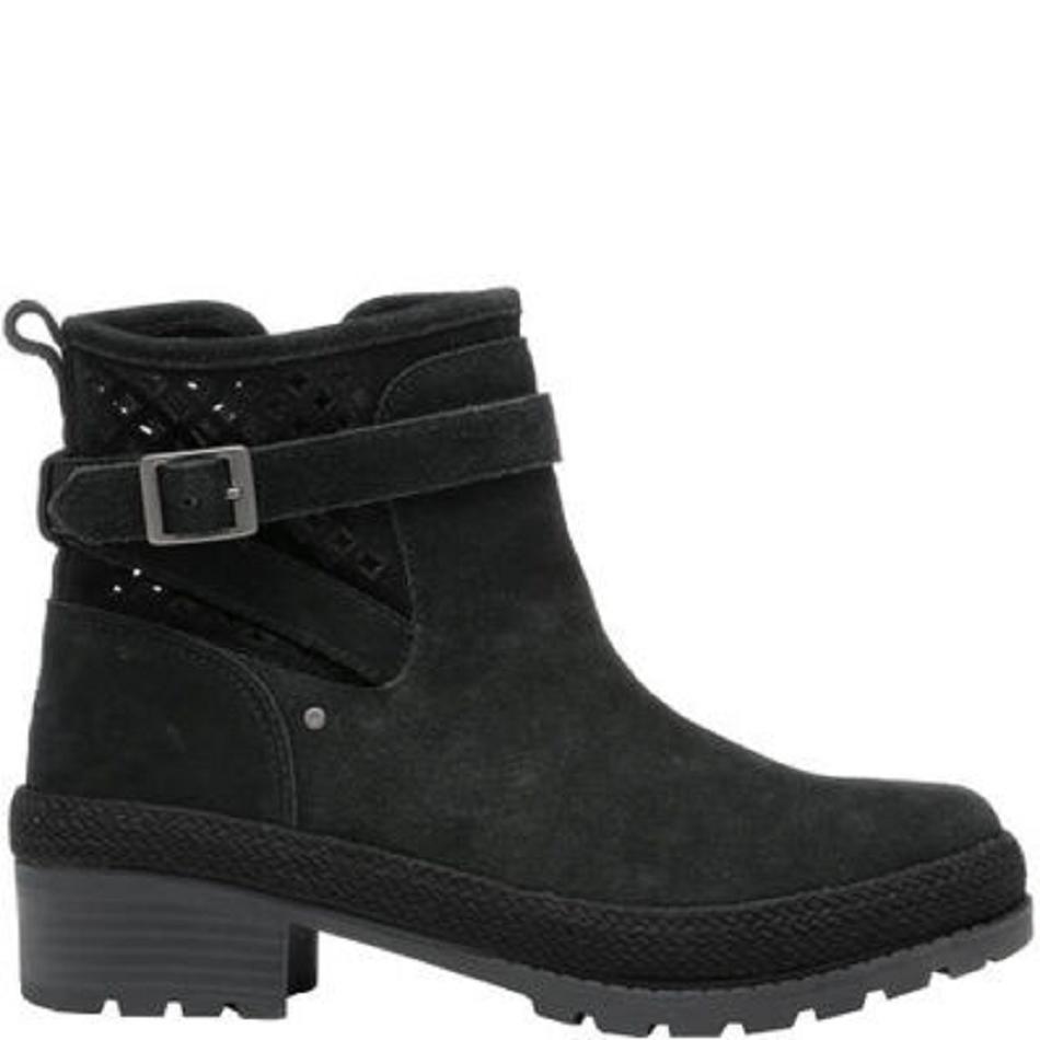 Black Muck Boot Liberty Ankle Waterproof Suede Women's Shop All | UK_QX7599