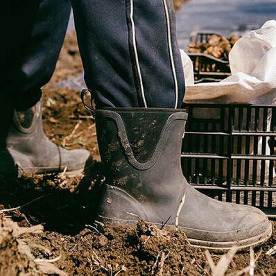 Black Muck Boot Muck Originals Pull On Mid Men's Farm & Yard | UK_TC8059