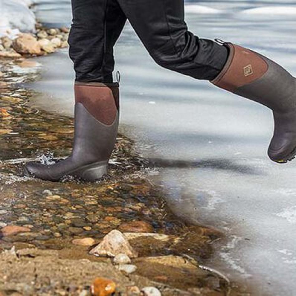 Brown Muck Boot Arctic Ice Vibram Arctic Grip All-Terrain Men's Tall Boots | UK_QZ1639