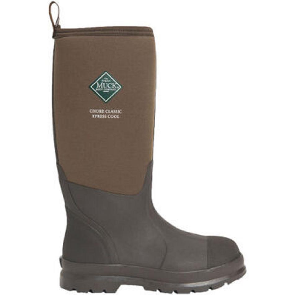 Brown Muck Boot Chore Classic Tall XpressCool Men's AntiViral Protection | UK_CG4539