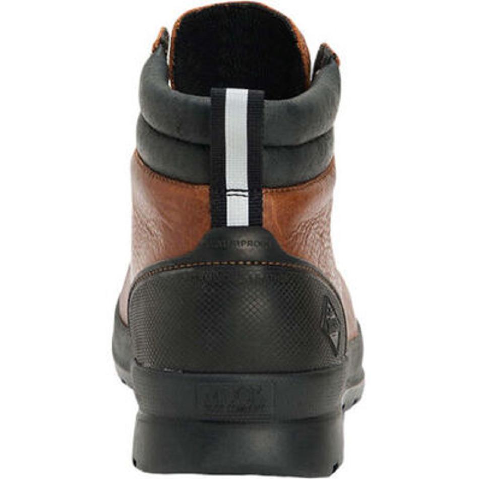 Brown Muck Boot Chore Farm Leather Chelsea Men's Outdoor Activity | UK_AS1244