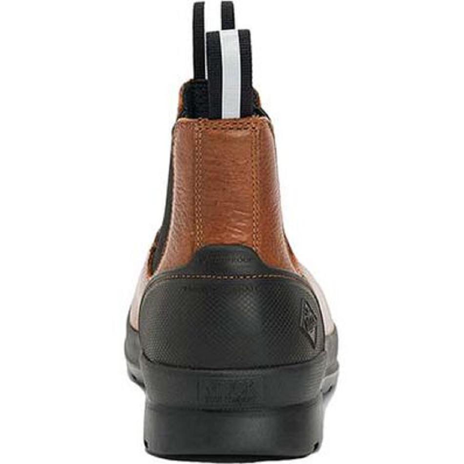 Brown Muck Boot Chore Farm Leather Chelsea Men's Shop All | UK_EE1451