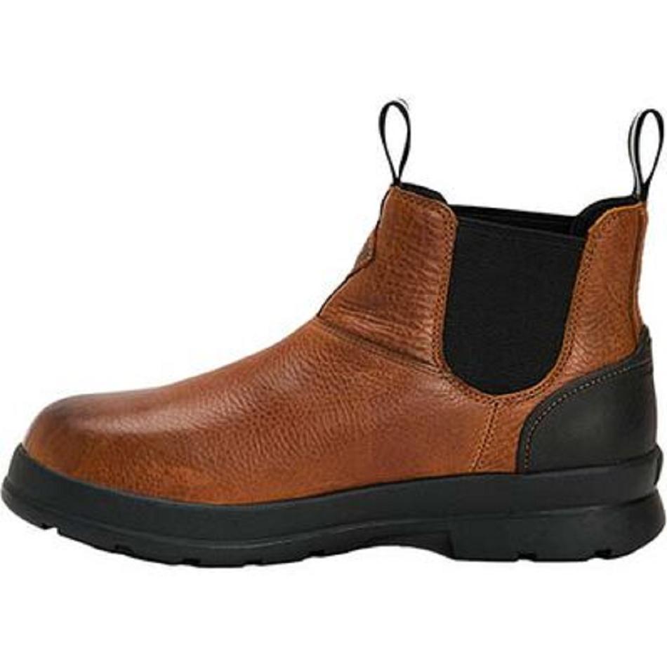 Brown Muck Boot Chore Farm Leather Chelsea Men's Shop All | UK_EE1451