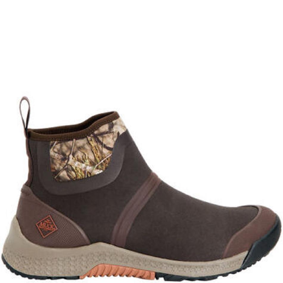 Brown Muck Boot Mossy Oak Outscape Chelsea Slip On Men\'s Hunt | UK_EP5544