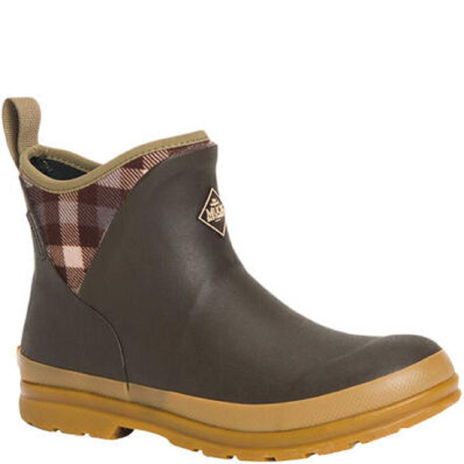 Brown Muck Boot Originals Ankle Women\'s Plaid | UK_TA2599