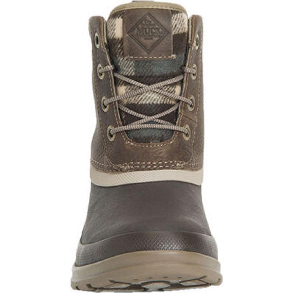 Brown Muck Boot Originals Leather Duck Lace Women's Farm & Work | UK_R6366