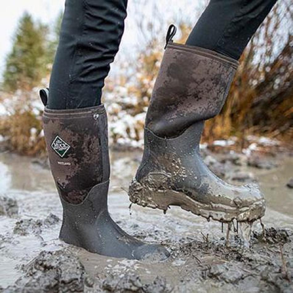 Brown Muck Boot Wetland Boot Women's Tall Boots | UK_AZ4958