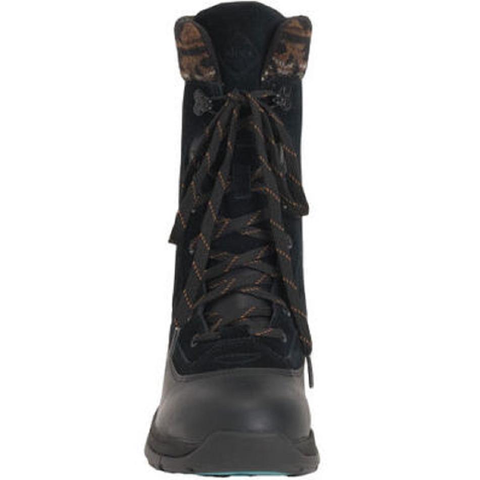 Camo Muck Boot Apres Lace Leather Women's Snow | UK_SU3383