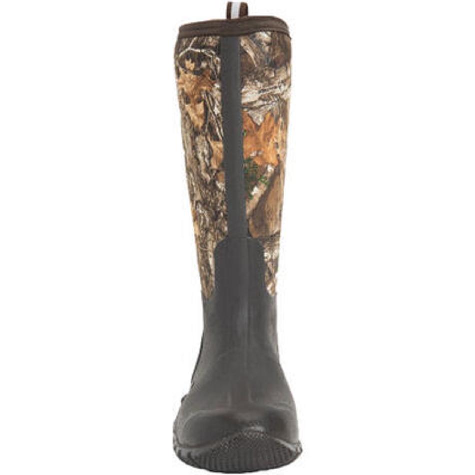 Chocolate Brown Muck Boot Fieldblazer Classic Fleece RealTree Edge Men's Tall Boots | UK_UV7010