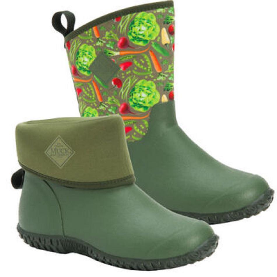 Green Muck Boot Muckster II Mid Women\'s Garden | UK_AZ5090