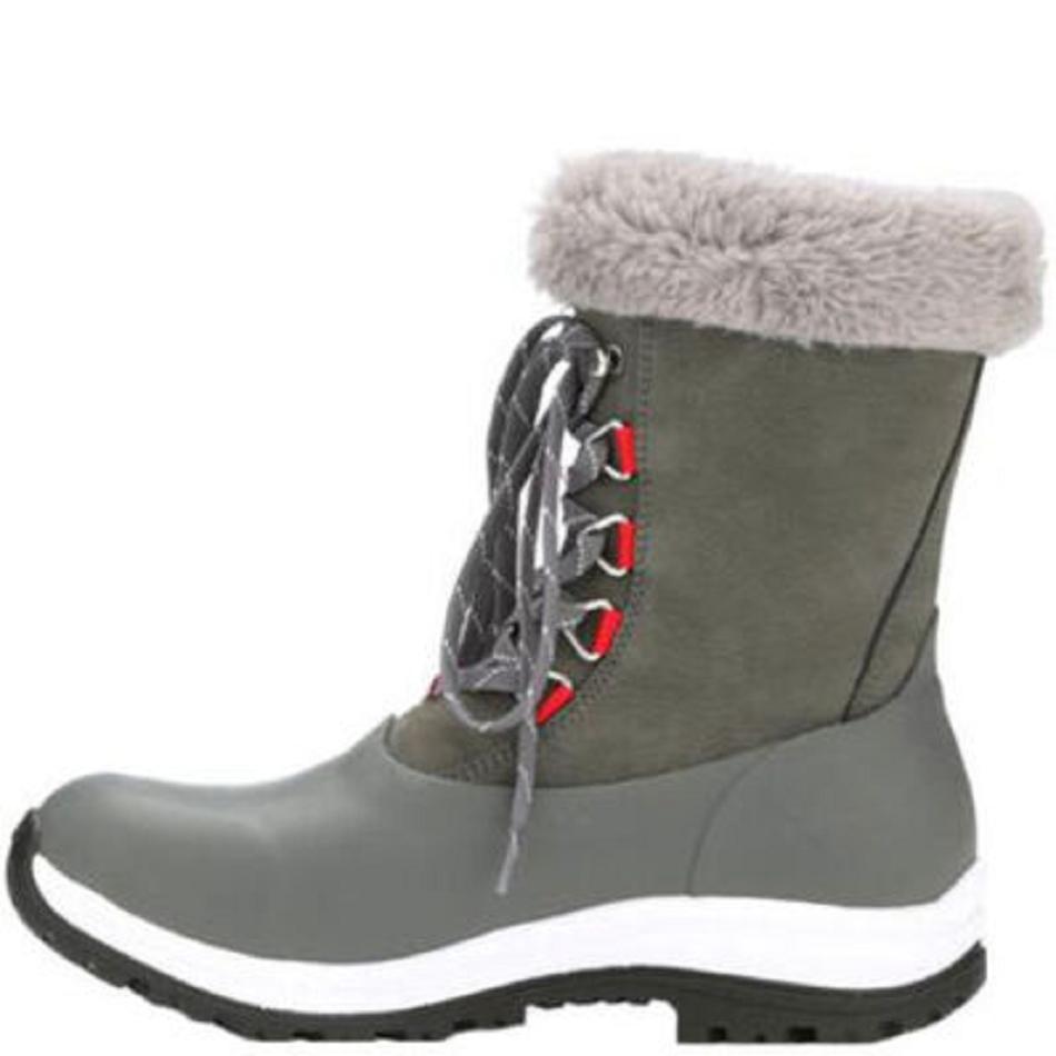 Grey Muck Boot Apres Lace Arctic Grip Women's Shop All | UK_TH9292