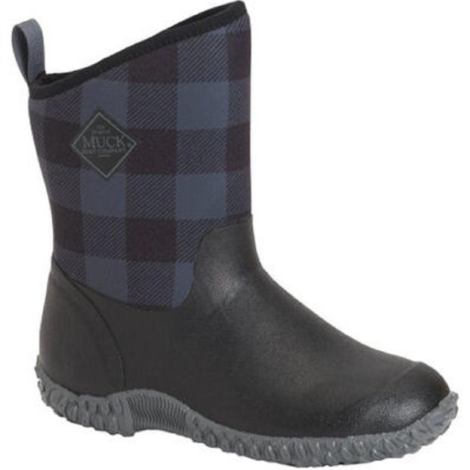 Pink Muck Boot Muckster II Mid - Plaid Women's Lifestyle | UK_CR1814