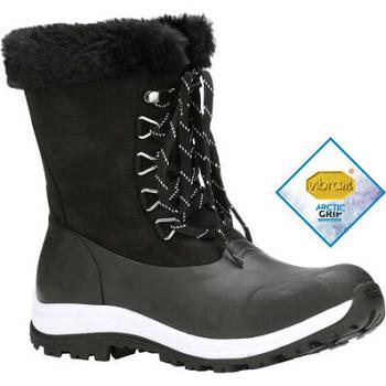 Black Muck Boot Apres Lace Arctic Grip Women's Shop All | UK_S1710