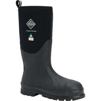 Black Muck Boot Chore Classic Steel Toe Men's Tall Boots | UK_QX2446