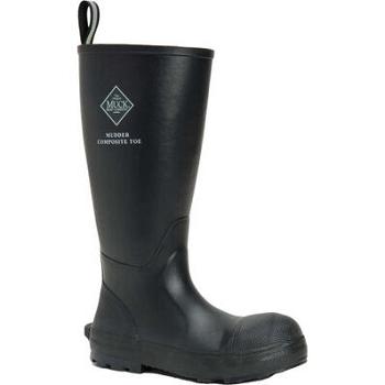 Black Muck Boot Mudder Comp Toe Tall Men's Work & Safety | UK_BO6557