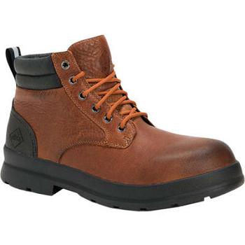 Brown Muck Boot Chore Farm Leather Chelsea Men's Ankle Boots | UK_EC3019