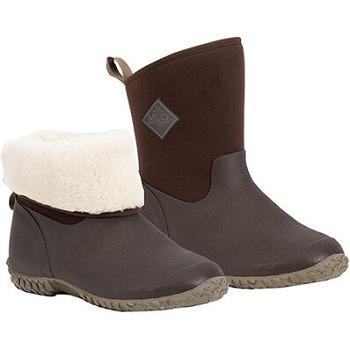 Brown Muck Boot Muckster II Faux Fur Mid Women's Garden | UK_VV5244