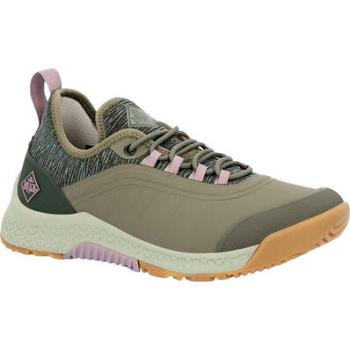 Olive Muck Boot Outscape Lace Up Shoe Women's Garden | UK_AZ6787